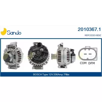 Alternateur SANDO OEM A6281540102
