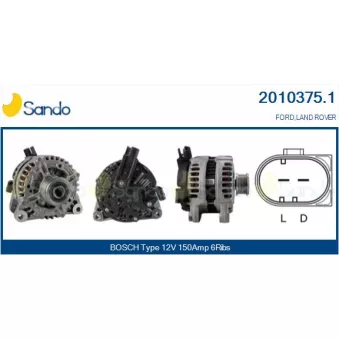 Alternateur SANDO OEM 6G9N10300ADB