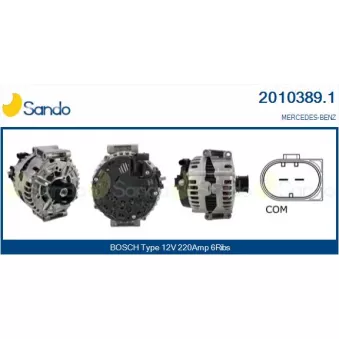 Alternateur SANDO OEM A0131540502