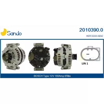 Alternateur SANDO OEM A0131543502