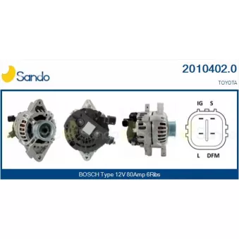 Alternateur SANDO OEM 270600Q030