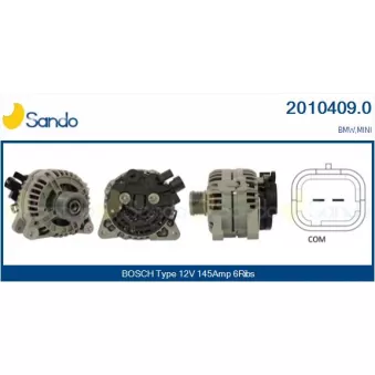 Alternateur SANDO OEM 12317794970
