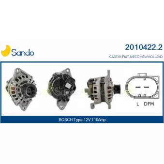 Alternateur SANDO OEM 504385133