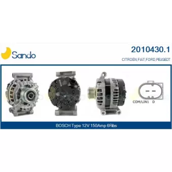 Alternateur SANDO OEM 1797966