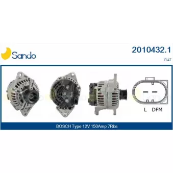 Alternateur SANDO OEM 504204172