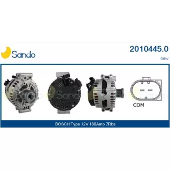 Alternateur SANDO OEM 12317557789