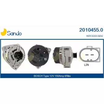 Alternateur SANDO OEM A0101547102