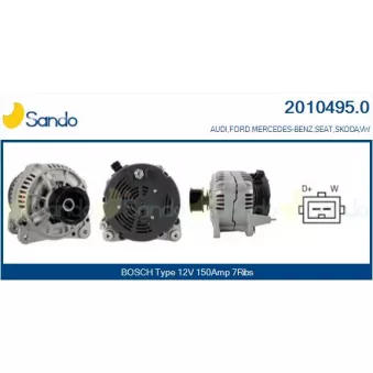 Alternateur SANDO OEM 028903025C