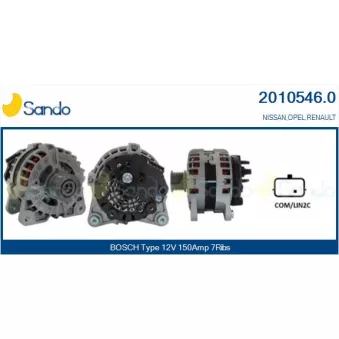 Alternateur SANDO OEM 231008633R