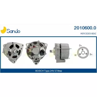 Alternateur SANDO OEM 0051548302