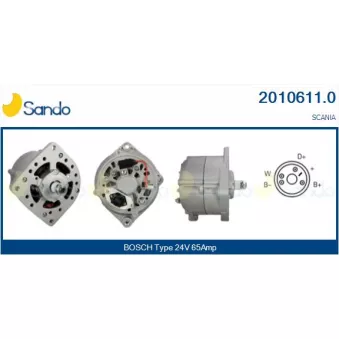 Alternateur SANDO OEM 1336136