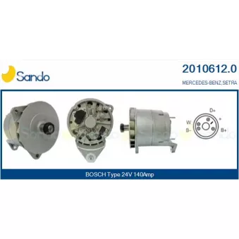 Alternateur SANDO OEM 0081547802