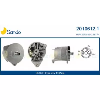Alternateur SANDO OEM 0081547802