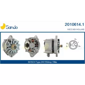 Alternateur SANDO OEM 99461190