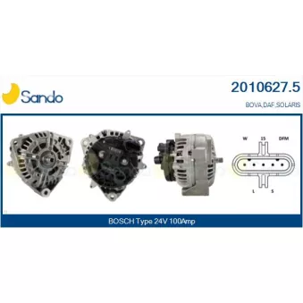 Alternateur SANDO OEM 1377860