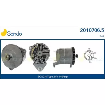 Alternateur SANDO OEM 1248660