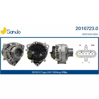 Alternateur SANDO OEM A0131544102