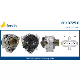 Alternateur SANDO OEM A0131544302