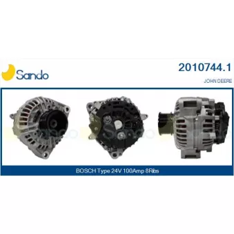 Alternateur SANDO OEM RE558676