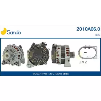 Alternateur SANDO OEM 12317628243