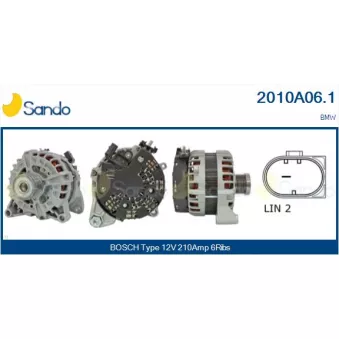 Alternateur SANDO OEM 12317628243