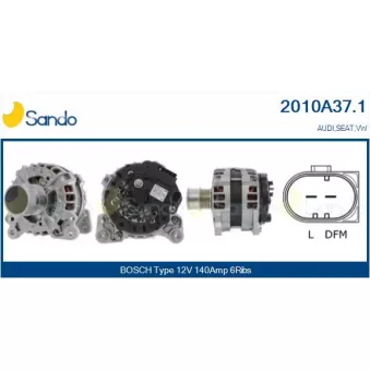 Alternateur SANDO OEM 04E903025JX