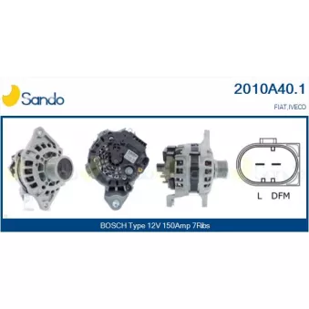 Alternateur SANDO OEM 5802170711