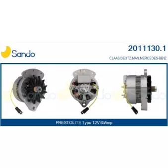Alternateur SANDO OEM 3675141