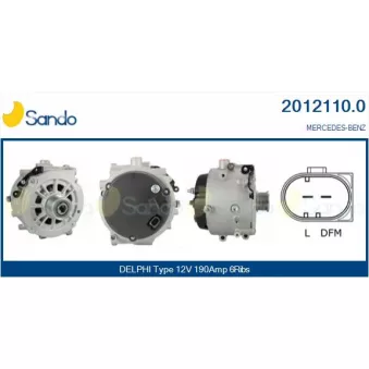 Alternateur SANDO OEM A0001501650