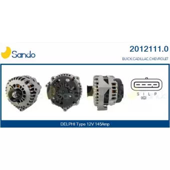 Alternateur SANDO OEM 15226003