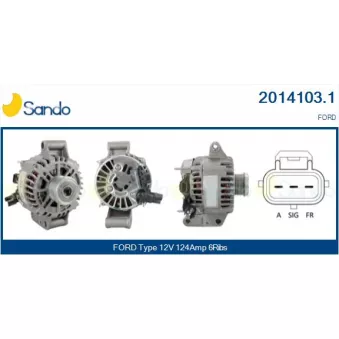 Alternateur SANDO OEM 1S7T10300CD