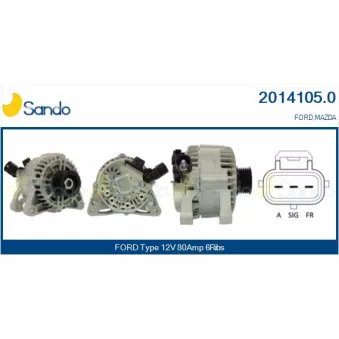 Alternateur SANDO OEM 3S6TAB