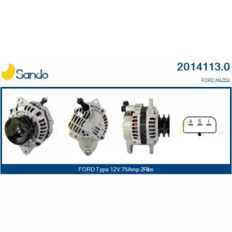 Alternateur SANDO OEM F8RU10300BA