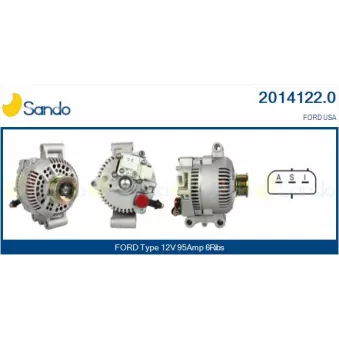 Alternateur SANDO OEM F1TZ10346B
