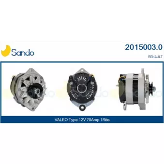 Alternateur SANDO OEM 7701499258