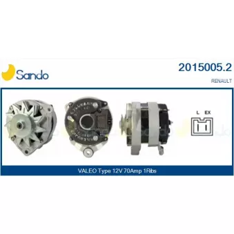 Alternateur SANDO OEM 7700710373