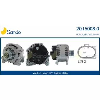Alternateur SANDO OEM 03L903023J