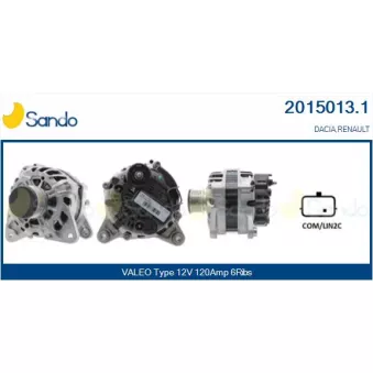 Alternateur SANDO OEM 231008918R