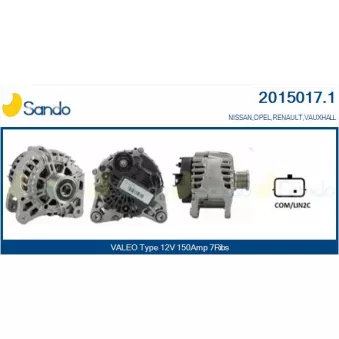Alternateur SANDO OEM 231008633R