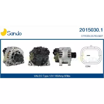 Alternateur SANDO OEM 9678049480
