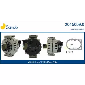 Alternateur SANDO OEM A0009060404