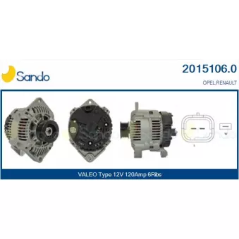 Alternateur SANDO OEM 8200205612