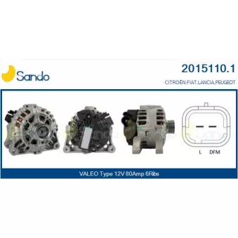 Alternateur SANDO OEM A005TA6392C