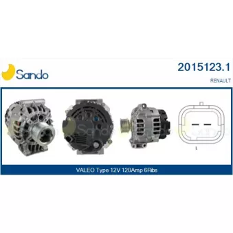 Alternateur SANDO OEM 8200019706