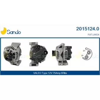Alternateur SANDO OEM 703009641