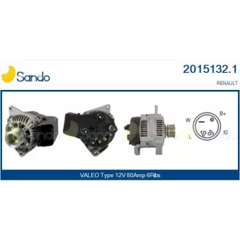 Alternateur SANDO OEM 7701499543