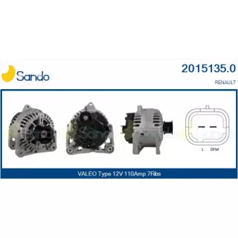 Alternateur SANDO OEM 7711135332