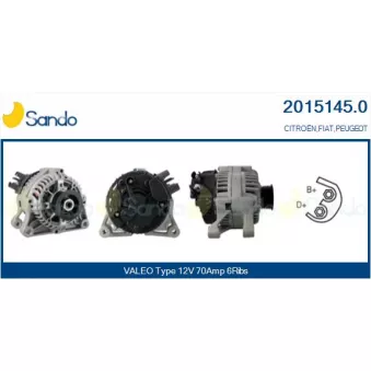 Alternateur SANDO OEM 9623727180
