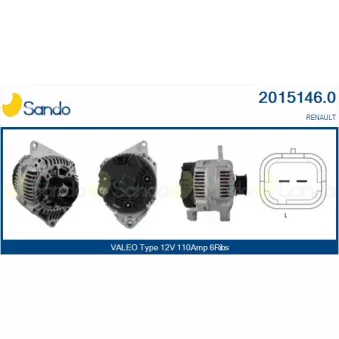 Alternateur SANDO OEM 7700105539