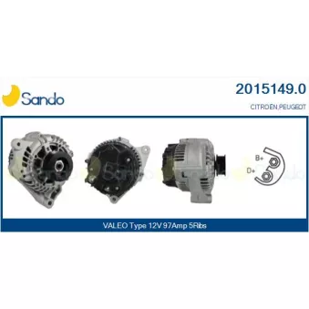 Alternateur SANDO OEM 9619429380